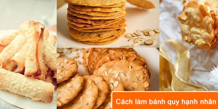 bánh quy hạnh nhân và cách làm tại nhà