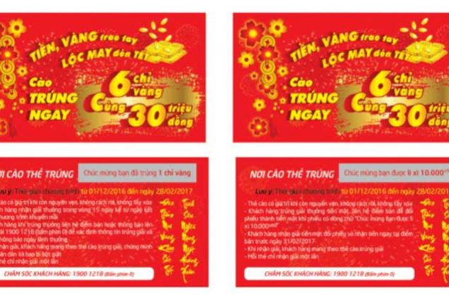 nhận gia công đóng gói thẻ khuyến mãi